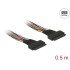 Delock Cable U.2 SFF-8639 female > U.2 SFF-8639 female 50 cm