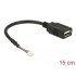 Delock Cable USB 2.0 pin header female 1,25 mm 4 pin  USB 2.0 Type-A female 15 cm