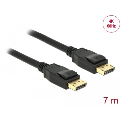Delock Cable DisplayPort 1.2 male > DisplayPort male 4K 60 Hz 7 m