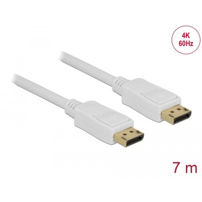 Delock Cable DisplayPort 1.2 male > DisplayPort male 4K 60 Hz 7 m