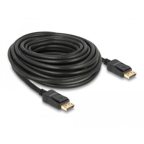 Delock Cable DisplayPort 1.2 male > DisplayPort male 4K 60 Hz 10 m