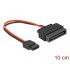 Delock Cable Power SATA 15 pin plug  Power Slim SATA 6 pin receptacle 10 cm