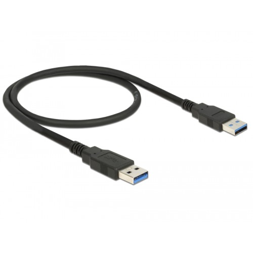 Delock Cable USB 2.0 Type-A male > USB 2.0 Type-A male 0.5 m black