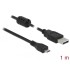 Delock Cable USB 2.0 Type-A male > USB 2.0 Micro-B male 1.0 m black
