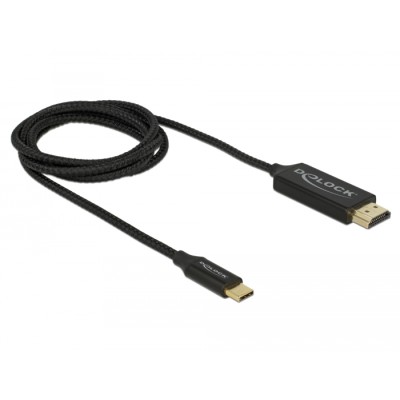Delock USB cable Type-C to HDMI (DP Alt Mode) 4K 60 Hz 1 m coaxial 2