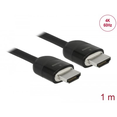Delock Premium HDMI Cable 4K 60 Hz 1 m