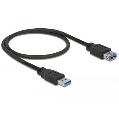 Delock Extension cable USB 3.0 Type-A male > USB 3.0 Type-A female 0.5 m black 2
