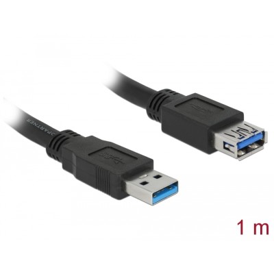 Delock Extension cable USB 3.0 Type-A male > USB 3.0 Type-A female 1.0 m black