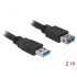 Delock Extension cable USB 3.0 Type-A male > USB 3.0 Type-A female 2.0 m black