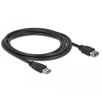 Delock Extension cable USB 3.0 Type-A male > USB 3.0 Type-A female 2.0 m black 2