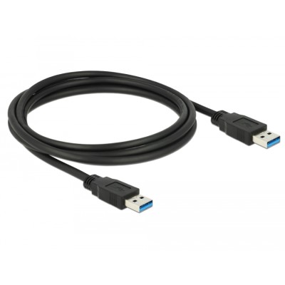 Delock Cable USB 3.0 Type-A male > USB 3.0 Type-A male 1.5 m black 2