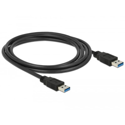 Delock Cable USB 3.0 Type-A male > USB 3.0 Type-A male 2.0 m black 2