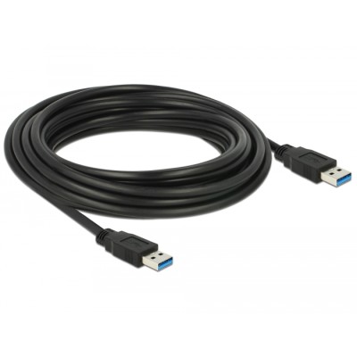 Delock Cable USB 3.0 Type-A male > USB 3.0 Type-A male 5.0 m black 2