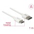 Delock Cable High Speed HDMI with Ethernet - HDMI-A male  HDMI Mini-C male 3D 4K 1 m Slim High Quality