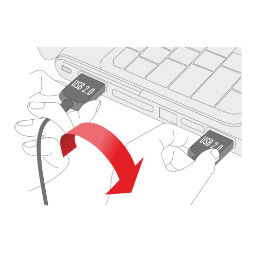 Delock Cable EASY-USB 2.0 Type-A male > USB 2.0 Type Micro-B male 50 cm black
