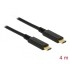 Delock USB 2.0 cable Type-C to Type-C 4 m PD 5 A E-Marker