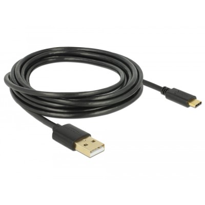 Delock USB 2.0 cable Type-A to Type-C 3 m 2