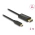 Delock Cable USB Type-C™ male > DisplayPort male (DP Alt Mode) 4K 60 Hz 2 m black