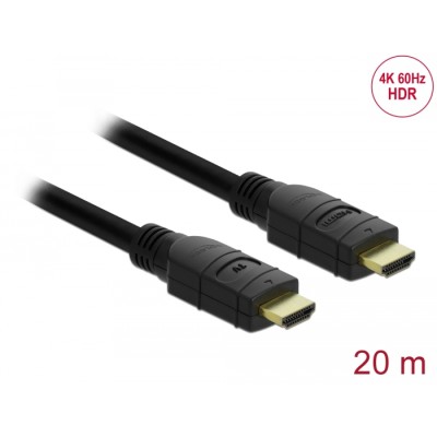 Delock Active HDMI Cable 4K 60 Hz 20 m