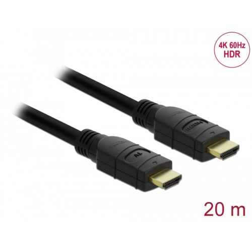 Delock Active HDMI Cable 4K 60 Hz 20 m