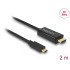Delock Cable USB Type-C™ male > HDMI male (DP Alt Mode) 4K 60 Hz 2 m black