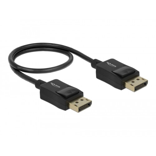 Delock Coaxial DisplayPort cable 8K 60 Hz 0.5 m