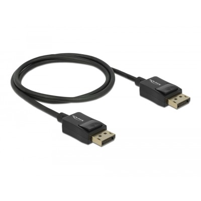 Delock Coaxial DisplayPort cable 8K 60 Hz 1 m 2