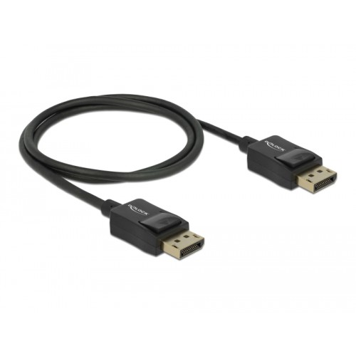 Delock Coaxial DisplayPort cable 8K 60 Hz 1 m