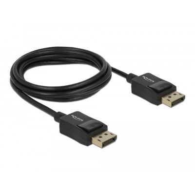 Delock Coaxial DisplayPort cable 8K 60 Hz 2 m 2