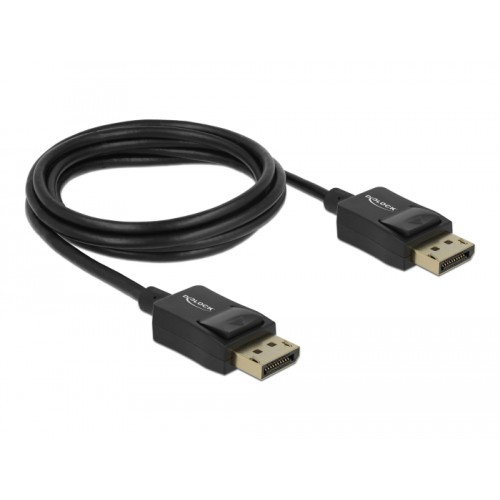 Delock Coaxial DisplayPort cable 8K 60 Hz 2 m