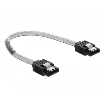 Delock SATA 6 Gb/s Cable 20 cm transparent 2