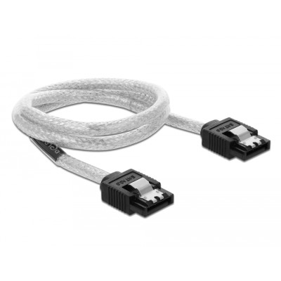 Delock SATA 6 Gb/s Cable 50 cm transparent 2