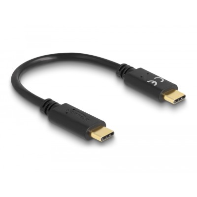 Delock USB Type-C™ Charging Cable 15 cm PD 5 A with E-Marker 2