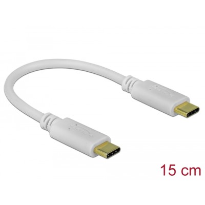 Delock USB Type-C™ Charging Cable 15 cm PD 100 W with E-Marker