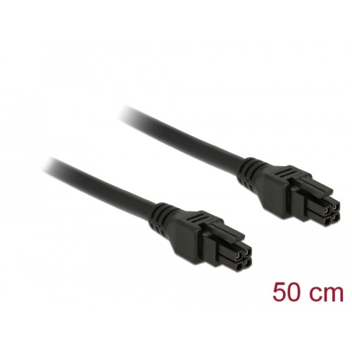 Delock Micro Fit 3.0 Cable 4 pin male > male 50 cm