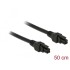 Delock Micro Fit 3.0 Cable 4 pin male > male 50 cm
