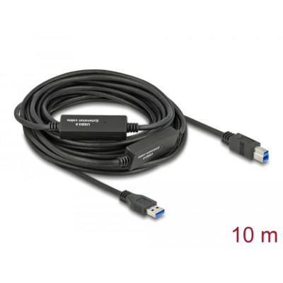 Delock Active USB 3.2 Gen 1 Cable USB Type-A to USB Type-B 10 m