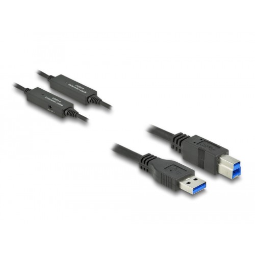 Delock Active USB 3.2 Gen 1 Cable USB Type-A to USB Type-B 10 m