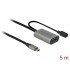 Delock Active USB 3.1 Gen 1 extension cable USB Type-C™ to USB Type-A 5 m