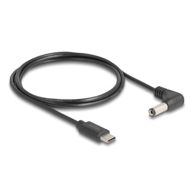 Delock USB Type-C™ Power Cable to DC 5.5 x 2.1 mm male angled 1.5 m 2