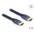 Delock Ultra High Speed HDMI Cable 48 Gbps 8K 60 Hz blue 2 m certified