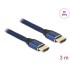 Delock Ultra High Speed HDMI Cable 48 Gbps 8K 60 Hz blue 3 m certified