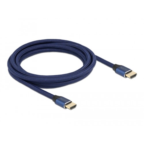 Delock Ultra High Speed HDMI Cable 48 Gbps 8K 60 Hz blue 3 m certified