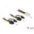 Delock PCI Express power cable 6 pin female-2 x 8 pin male 15 cm