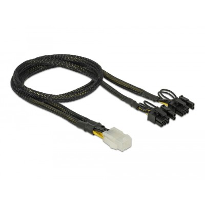 Delock PCI Express power cable 6 pin female-2 x 8 pin male 30 cm 2
