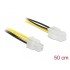 Delock Extension cable P4 4 pin male > P4 4 pin female 50 cm