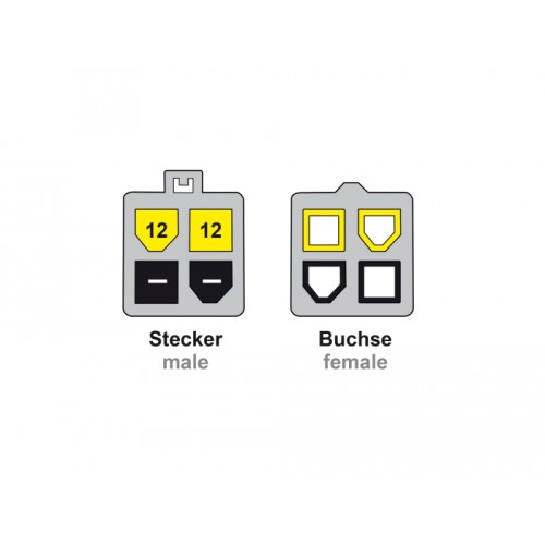 Delock Extension cable P4 4 pin male > P4 4 pin female 50 cm