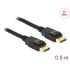 Delock Cable DisplayPort 1.2 male > DisplayPort male 4K 60 Hz 0.5 m