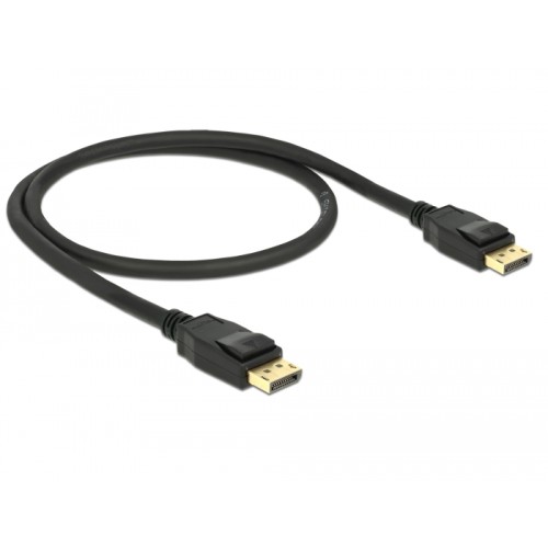 Delock Cable DisplayPort 1.2 male > DisplayPort male 4K 60 Hz 0.5 m
