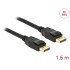 Delock Cable DisplayPort 1.2 male  DisplayPort male 4K 60 Hz 1.5 m